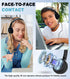Wired Headset with Microphone for PC Laptop, 3.5mm Jack Headset with Clear Chat Mic (Black, 1 Pack)