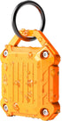Dovick Waterproof Airtag Keychain Holder Case, Orange 1 Pack, Screw Full Cover Compatible with Apple Air Tag Tracker