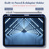 Wenlaty Case for iPad 10th Generation 2022 10.9 Inch with Pencil Holder, Slim Protective Cover, Sea Blue