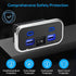 76W 18W 20W PD3.0 12V/24V Linkstyle RV USB Outlet, Dual USB-A & Dual Ports, Power Outlet Panel with Switch for Car