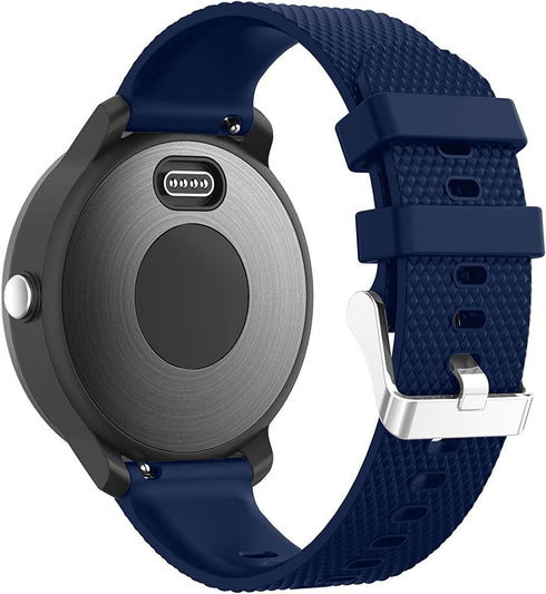 Watch Bands for Garmin Vivoactive 3, 20mm Soft Silicone Replacement Bands for Forerunner 645 Music/Galaxy Watch