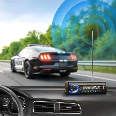 SZSAUTO 20-1300MHz 7 (2-Pack) Counter Police Radio Scanner Antenna BNC Male Section Telescopic Handheld Ham CB Antenna
