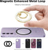 Allengel Compatible with MagSafe Phone Grip Stand, Magnetic Ring Holder with Kickstand for iPhone 15/14/13/12 Pro/Pro