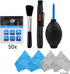 Camera Lens Cleaning Kit - Air Blower, Cleaning Brush, Lens Cleaning Pen, Wet Tissues, Microfiber Cloths