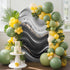 Jnbasdffb 6.6 Marble Wedding Arch Cover,Stretchy Spandex Arch Backdrop Stand Covers FT,Black Grey Oil Painting Gradient