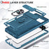 LeYi 6 6 360 for Pixel Pro Case, Google Pixel Pro with Slide Camera Cover, Full Body Military-Grade Phone Case