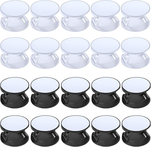 Weewooday 20 Pcs Sublimation Socket Blank Phone Grip Holders Collapsible Phone Grips Self