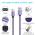 4Pack 6FT Fast USB Type C Cable for iPhone 15, Pro, Samsung Galaxy A55 A35 A15 A54 5G, S24 S23 S23+ Plus Ultra S22 S21
