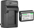 Kastar NP-FW50 Battery & AC Charger for Sony ILCE-5000, a5000, ILCE-5100, a5100, ILCE-6000, a6000