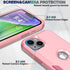 iPhone 13 & iPhone 14 Case, Pink, Non-Slip Shockproof 10 Ft Military Dropproof with 2 Tempered Glass Screen Protectors,
