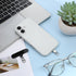 Jxiwfvl 2 Pack 360 Phone Wrist Strap Tether Tab Clear, Cellphone Tether Tab, Rotatable Phone Lanyard Tabs, Wrist Strap