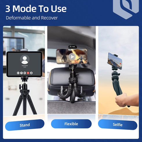 Fotopro iPad Tripod 360 Degree Ball Head for Camera, Tablet, Phone Mount for Video Recording and Vlogging