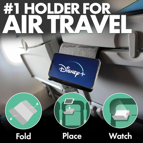 Airplane Phone Holder, Flexible Tablet and Cell Phone Stand for Desk, Bed, Office, Treadmill - Airplane Accessories