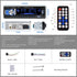 Single Din Car Stereo Marine Radio, Bluetooth Hands Free Calling with Digital LCD Display, MP3 Player