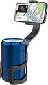 APPS2Car Cup Holder Phone Holder Mount for Car, 2-in-1 Fast-Squeeze Installation, Adjustable Height One-Hand Operation