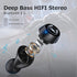 Wireless Earbuds for Small Ears - Touch Control Headset with Stereo Sound, Bluetooth 5.3 Noise Reduction Earphones,