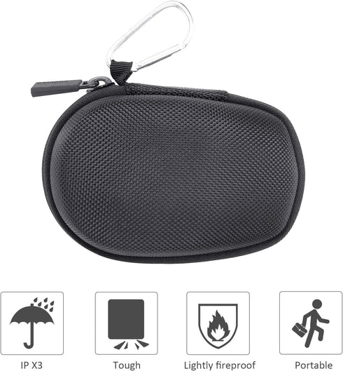 co2CREA Hard Case for Logitech MX Anywhere 3S, 3, 2S, Compact Performance Mouse (Graphite Case)