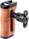 FocusFoto Wooden Side Handle Grip Left/Right Handgrip with 1/4"-20 & 3/8"-16 & Cold