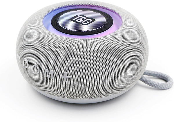 T&G Portable Bluetooth Magnetic Speaker with Pulsing Lights, Stocking Stuffers, IPX4 Waterproof, All