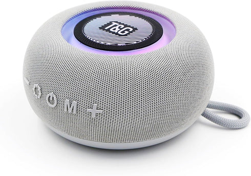 T&G Portable Bluetooth Magnetic Speaker with Pulsing Lights, Stocking Stuffers, IPX4 Waterproof, All