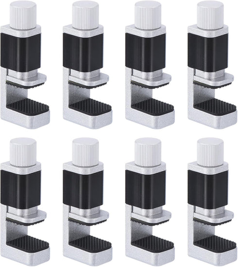MECCANIXITY Adjustable Phone Repair Clamp Clip for Tablet LCD Screen Replacement, Pack of 8 (Silver+Black)