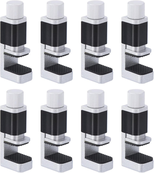 MECCANIXITY Adjustable Phone Repair Clamp Clip for Tablet LCD Screen Replacement, Pack of 8 (Silver+Black)