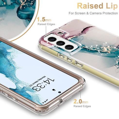 Esdot Compatible with Samsung Galaxy S22 Plus Case - Fashionable Protective Phone Case, 21ft Drop Tested