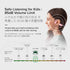 myFirst Headphones Airwaves, Open-Ear Air Conduction Wireless Headphones for Kids, Long Battery Life