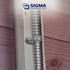 Sigma Engineered Solutions ProConnex One-Hole AC/MC Strap, 100-Pack, Gray, 55919M