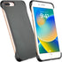 REBEL iPhone 8 Plus Case, Slim Fit Shockproof, Exposed Sides for Comfort, 5.5" Screen, Includes Screen Protector,
