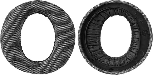 Geekria Comfort Linen Ear Pads for PS5 Pulse 3D Wireless Headphones - Replacement Earpads & Ear Cups (Grey)