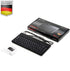 Perixx PERIBOARD-409H Wired USB Mini Keyboard with 2 USB Hubs, Black