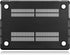 UESWILL Compatible with 2024 2023 2022 2021 MacBook Pro 16 inch Case with M4 M3 M2 M1 Pro Max chip & Touch ID, Black