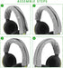 Geekria 2 PCS Knit Fabric Headband Pad - Compatible with Bose, AKG, Sennheiser, Sony Headphones