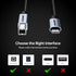 6.6ft, BENFEI USB B to USB C Printer Cable Nylon Braided, Premium Aluminium Alloy Case Compatible for MacBook Pro, HP