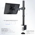 VIVO Single Laptop Notebook Desk Mount Stand - Fully Adjustable for Up to 17 inch Laptops, Black