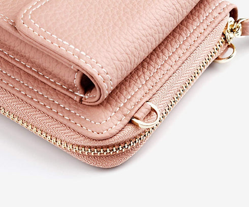 Valentoria Womens Small Leather Crossbody Bag Cell Phone Wallet Shoulder Purse Handbag
