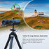 FANAUE S2-01 Binocular Tripod Adapter with 1/4-20" Thread, Compatible with Porro Binoculars and Arca Ball Heads