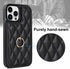 iPhone 13 Pro Max Wallet Case with Card Holder, 360° Rotation Ring Kickstand, Leather Protective Case, Black