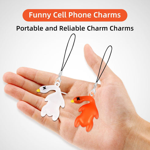 Cute Phone Charms Pink Cellphone Charms for Case Kawaii Charm for Phone Black Car Keychain Charm Kit White Mobilephone