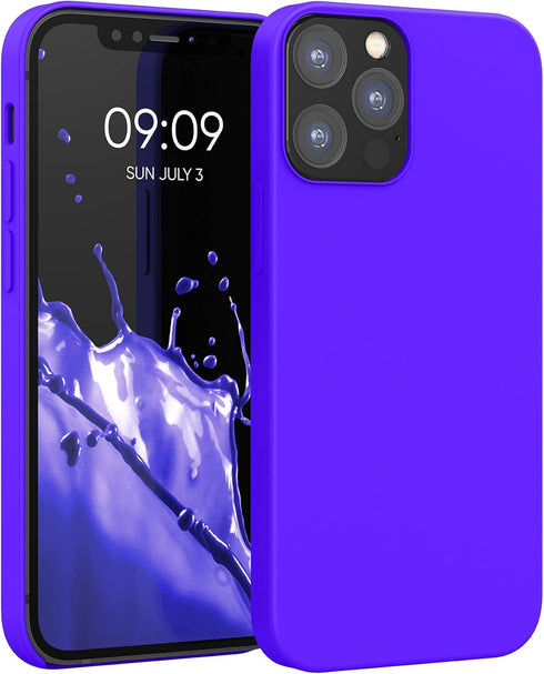 kwmobile TPU Silicone Case for Apple iPhone 12 / iPhone 12 Pro, Soft Finish, Baltic Blue