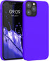 kwmobile TPU Silicone Case for Apple iPhone 12 / iPhone 12 Pro, Soft Finish, Baltic Blue