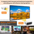 StepOK 16:9 60"|72"|84"|100"|120"|150" (84 inch Projector Screen, White Projector Screen, No Crease Home Theater