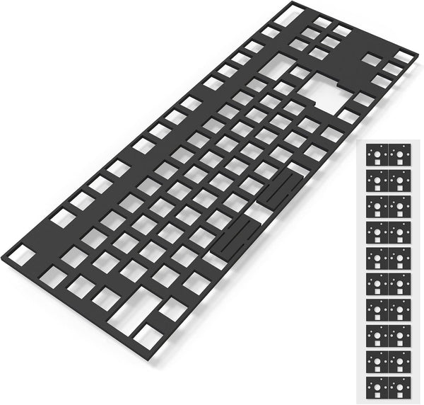 Poron Keyboard Pcb Foam 87 Layout, 120Pcs Poron Switch Pads and Keyboard Sound Dampeners for Custom Keyboard
