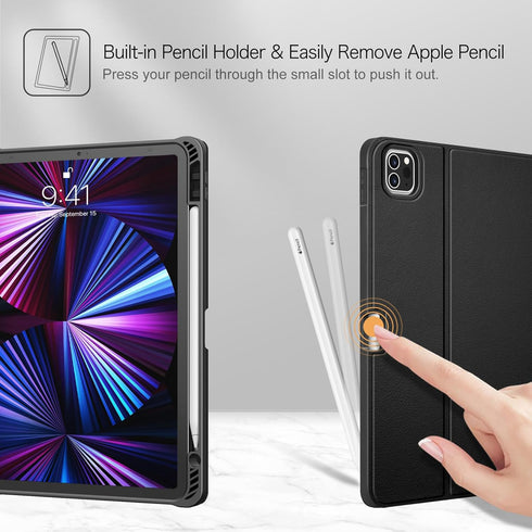 Fintie Keyboard Case for iPad Pro 11-inch (4th / 3rd Generation) 2022/2021, Black