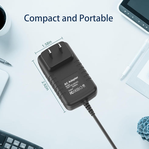 DHJWKFEDH HB24 HB32 HB32RX AC Adaptor Charger Compatible with HelloBaby Wireless Audio Video Baby Monitor Power Supply