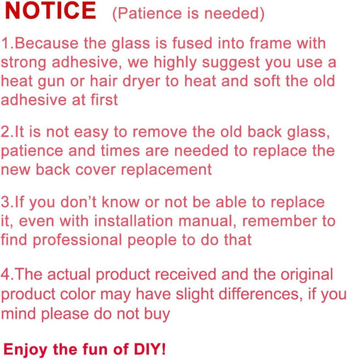 OEM Rear Back Glass Replacement for iPhone 14 Pro 6.1 inches with Repairing Tool Kit (Deep Purple)
