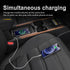 Wireless Phone Charging Pad, Silicone Material Dual Charging Ports Charger Station with 15W Adapter for Smartphone for