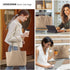 15.6 Inch LOVEVOOK Laptop Tote for Women - Faux Leather Laptop Bag with Clutch, Large Capacity Office Purse Computer