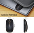 VssoPlor Wireless Mouse, 2.4G Slim Portable Computer Mice with Nano Receiver for Notebook, PC, Laptop, Computer (Black